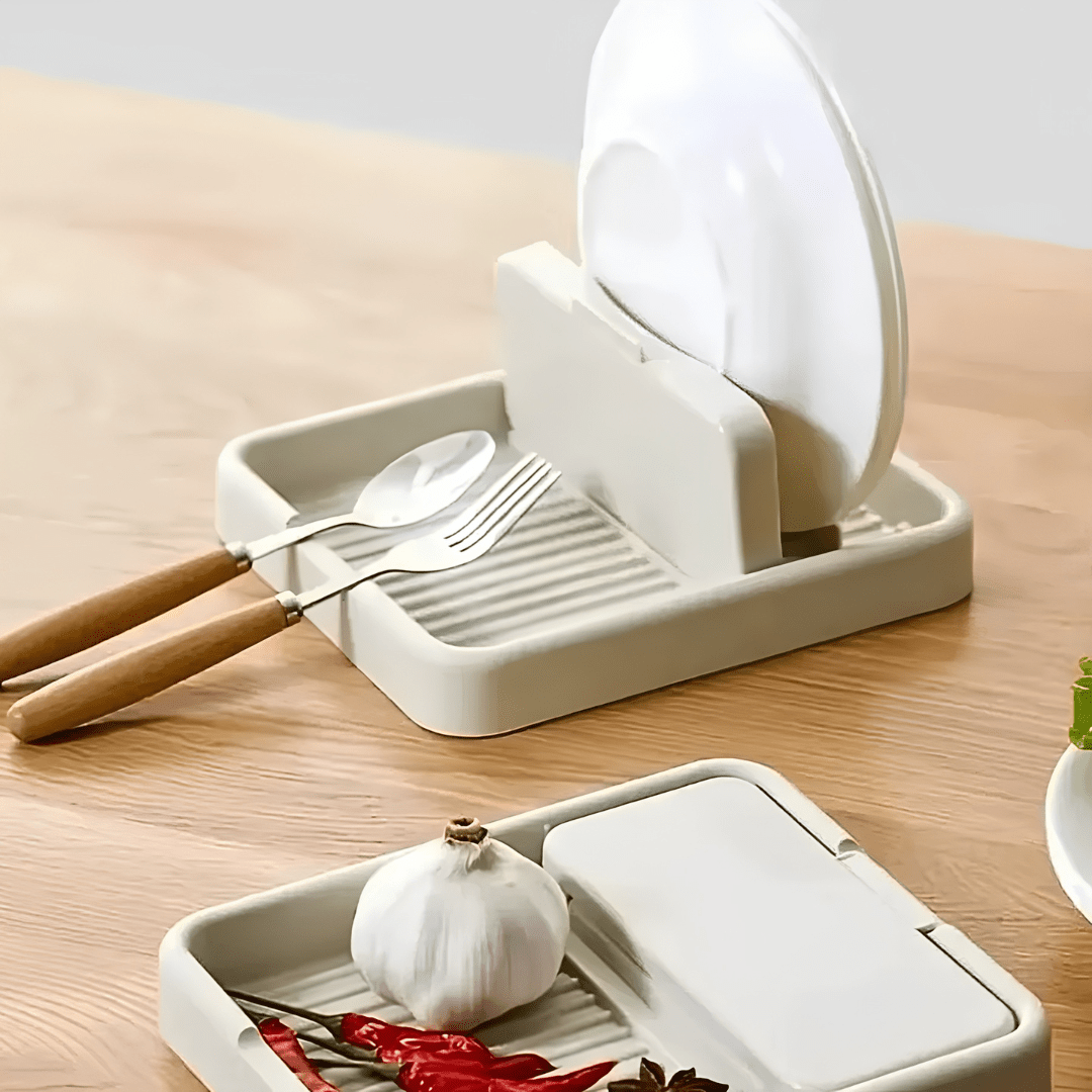 Organizador de Cozinha Multiuso - Suporte para Tampas, Panelas, Talheres e Temperos